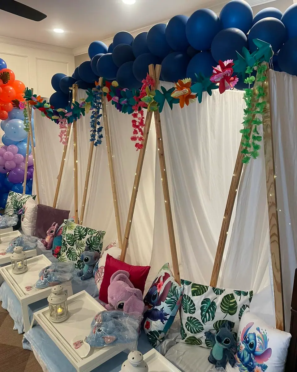 DIY 6ft Teepee Plans: photo from one of our parties